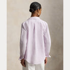 Classic Fit Striped Linen Shirt - BoUvy