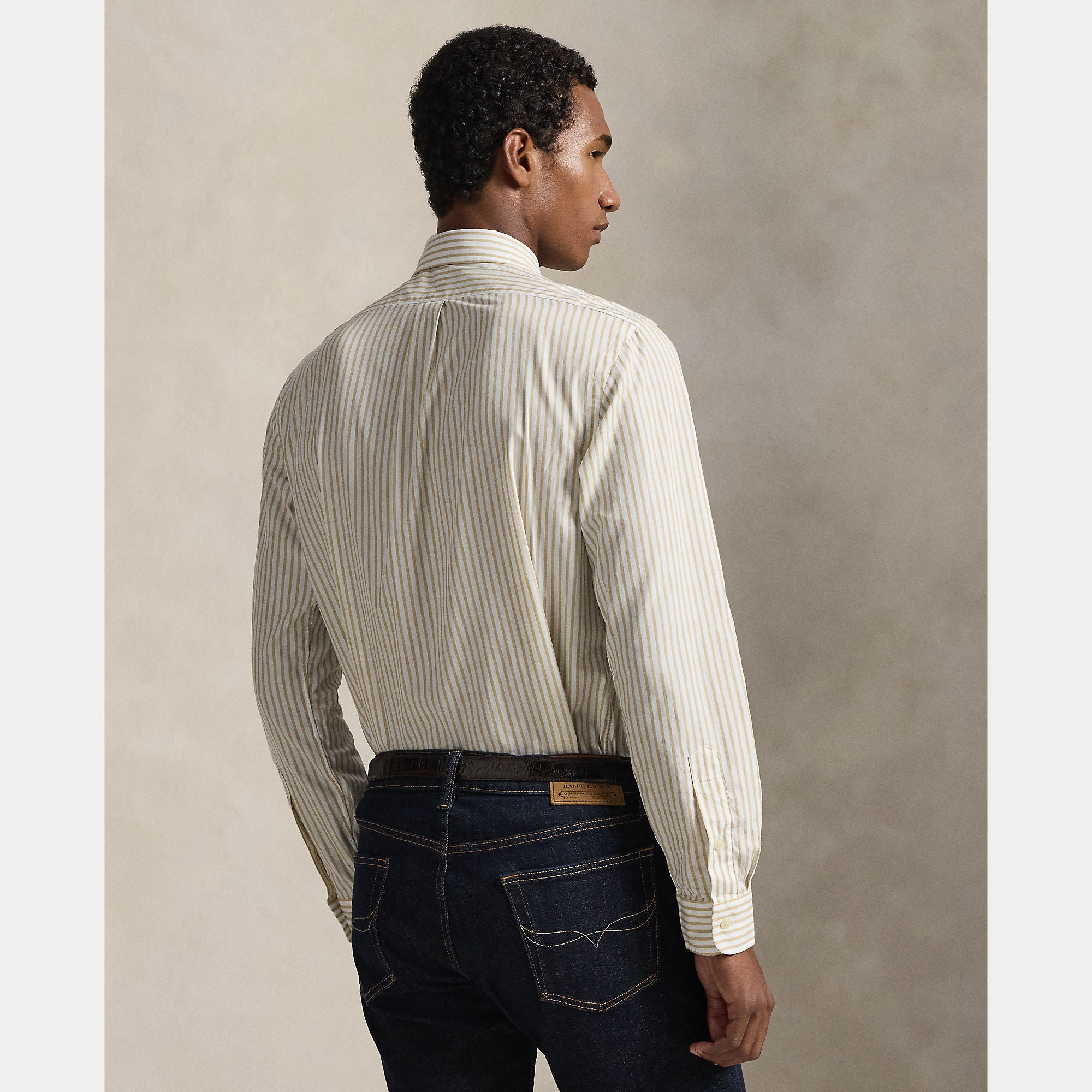 Custom Fit Striped Broadcloth Shirt - BoUvy