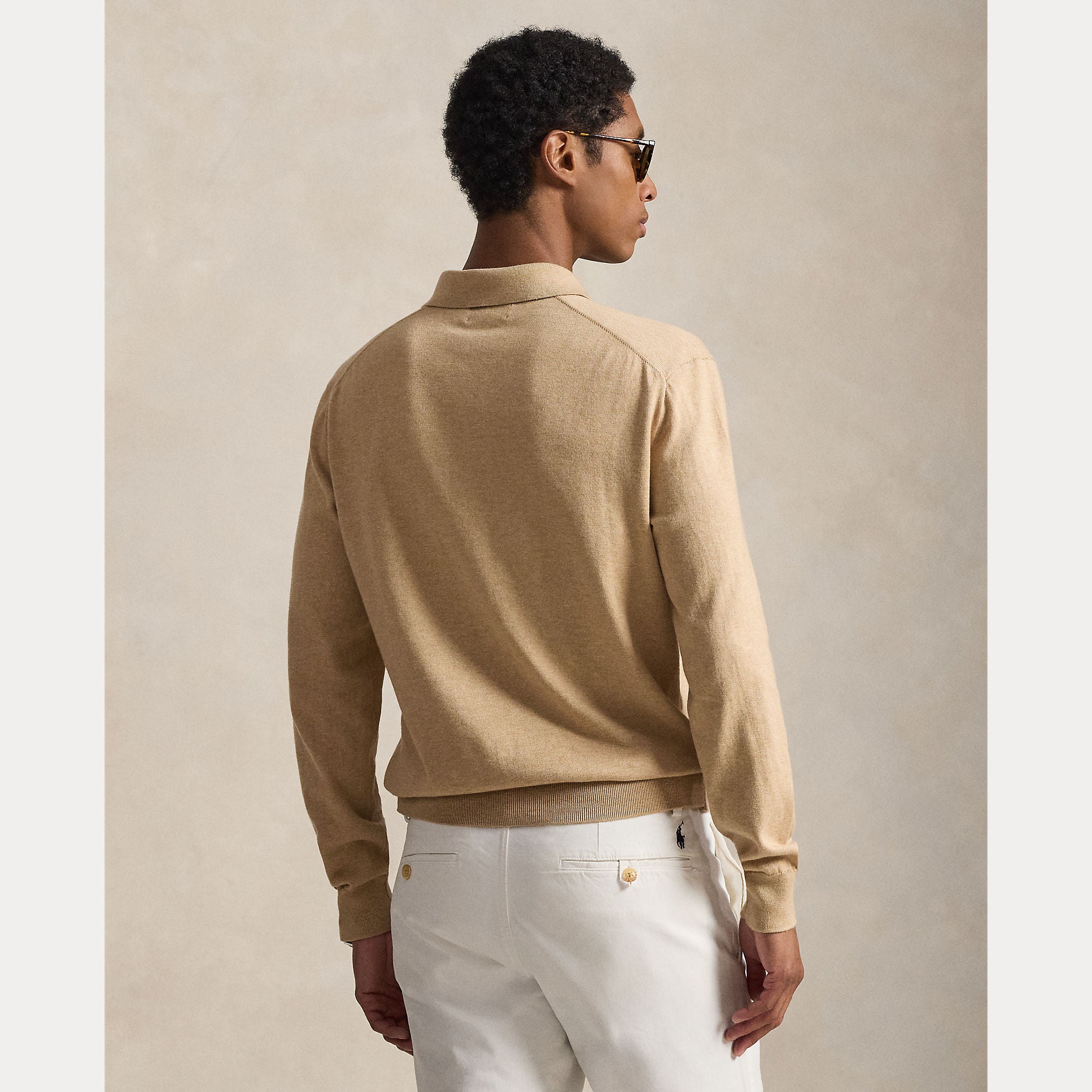 Cotton Polo-Collar Sweater - BoUvy