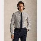 CUSTOM FIT STRIPED STRETCH POPLIN SHIRT - BoUvy