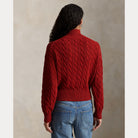 Cable-Knit Cotton Quarter-Zip Sweater - BoUvy