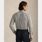CUSTOM FIT STRIPED STRETCH POPLIN SHIRT - BoUvy
