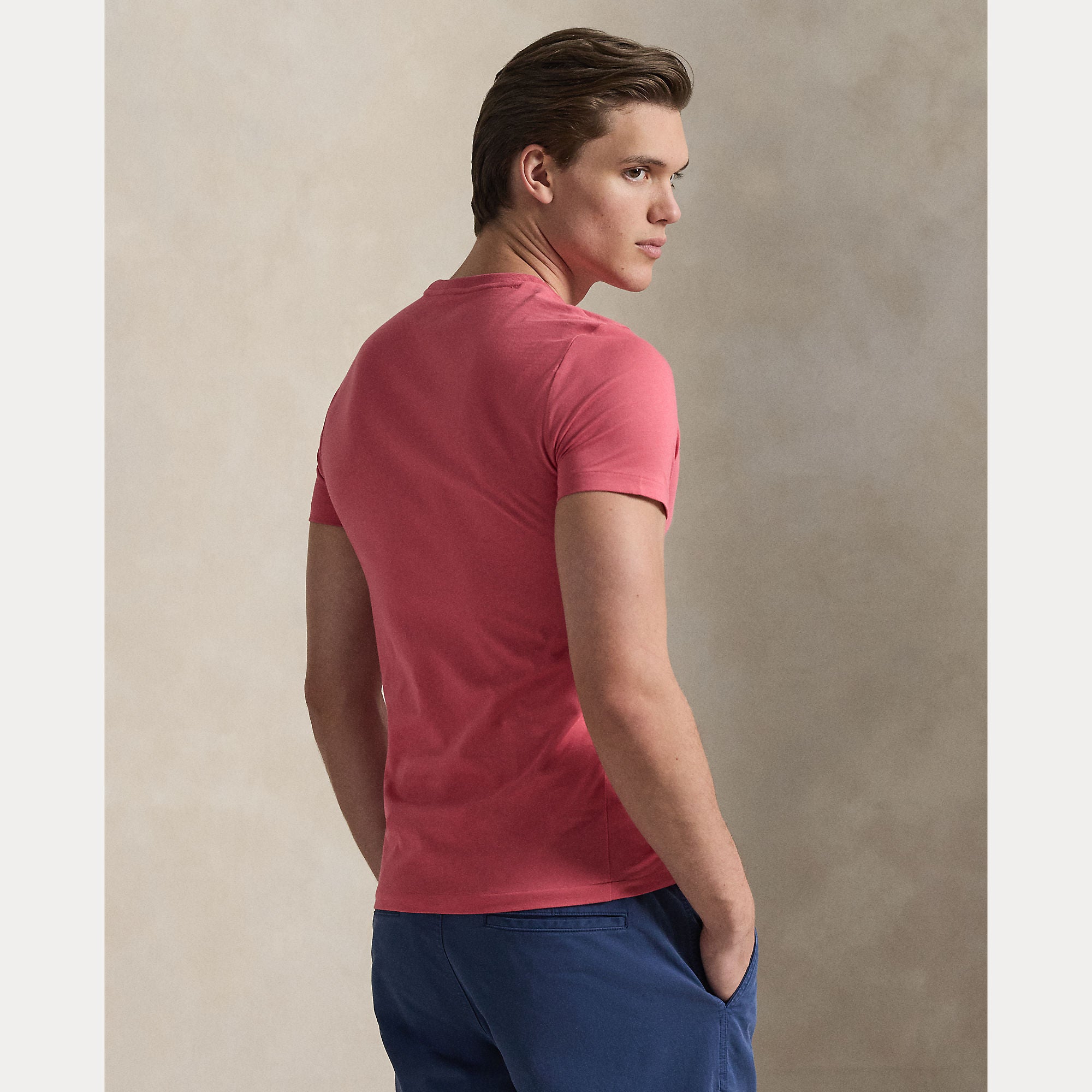 Custom Slim Fit Jersey Crewneck T-Shirt - BoUvy