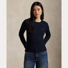 Cable-Knit Cotton Crewneck Sweater - BoUvy