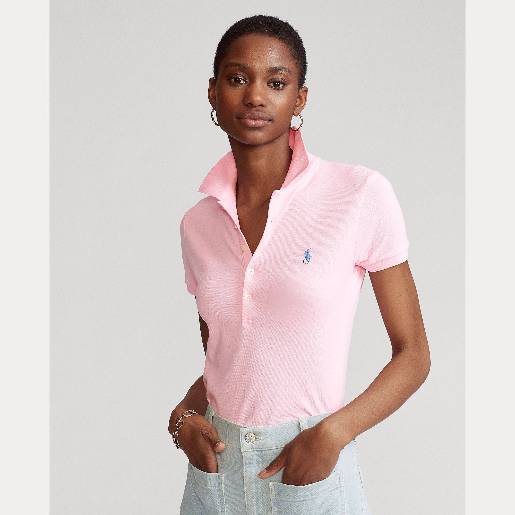 Slim Fit Stretch Polo Shirt - BoUvy