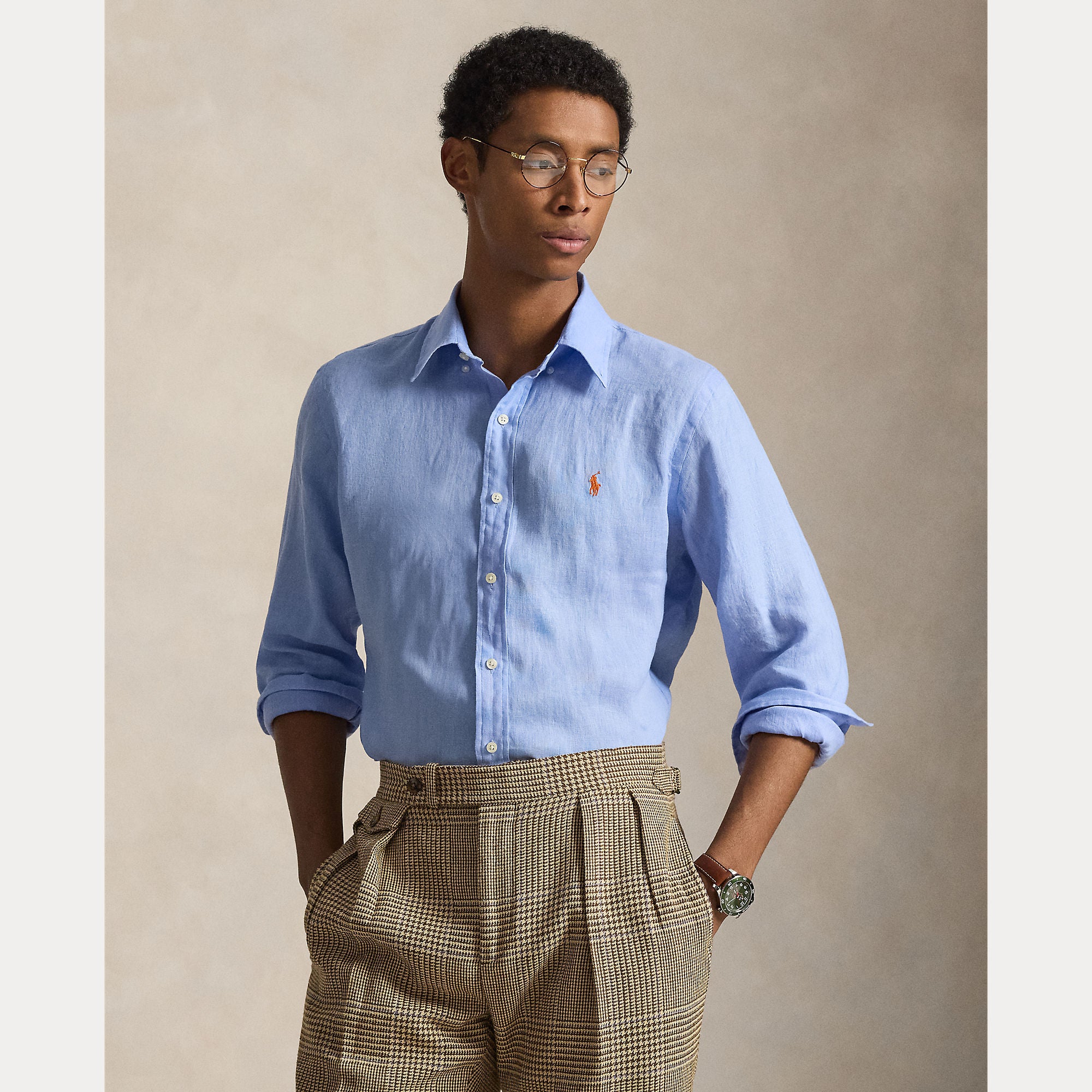 Custom Fit Linen Shirt - BoUvy