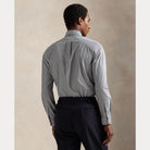 CUSTOM FIT STRIPED STRETCH POPLIN SHIRT - BoUvy