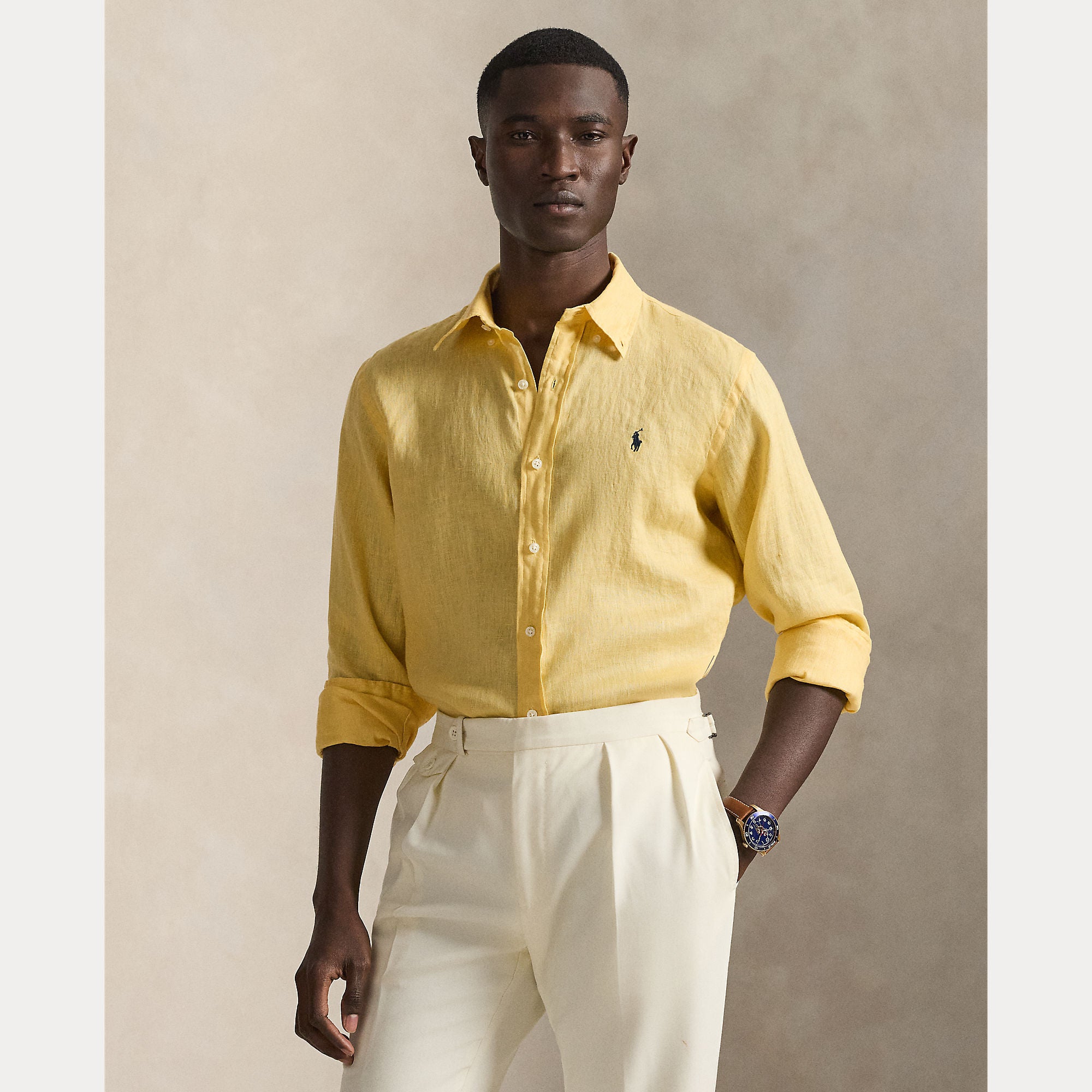 Custom Fit Linen Shirt - BoUvy