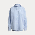 Relaxed Fit Striped Cotton Shirt - BoUvy