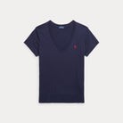 Cotton Jersey V-Neck Tee - BoUvy