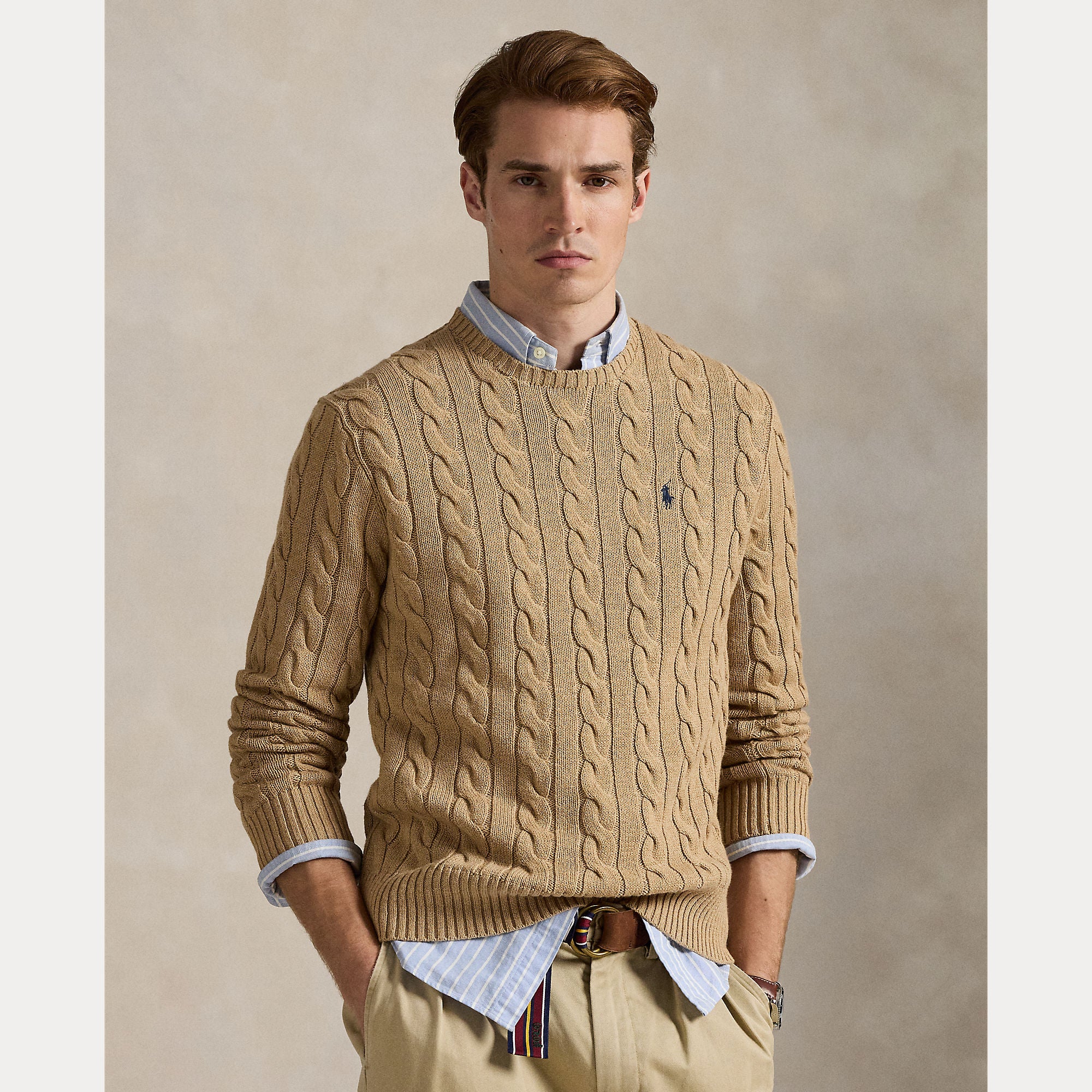 Cable-Knit Cotton Sweater - BoUvy