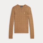 Cable-Knit Cotton Crewneck Sweater - BoUvy