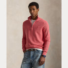 Mesh-Knit Cotton Quarter-Zip Sweater - BoUvy