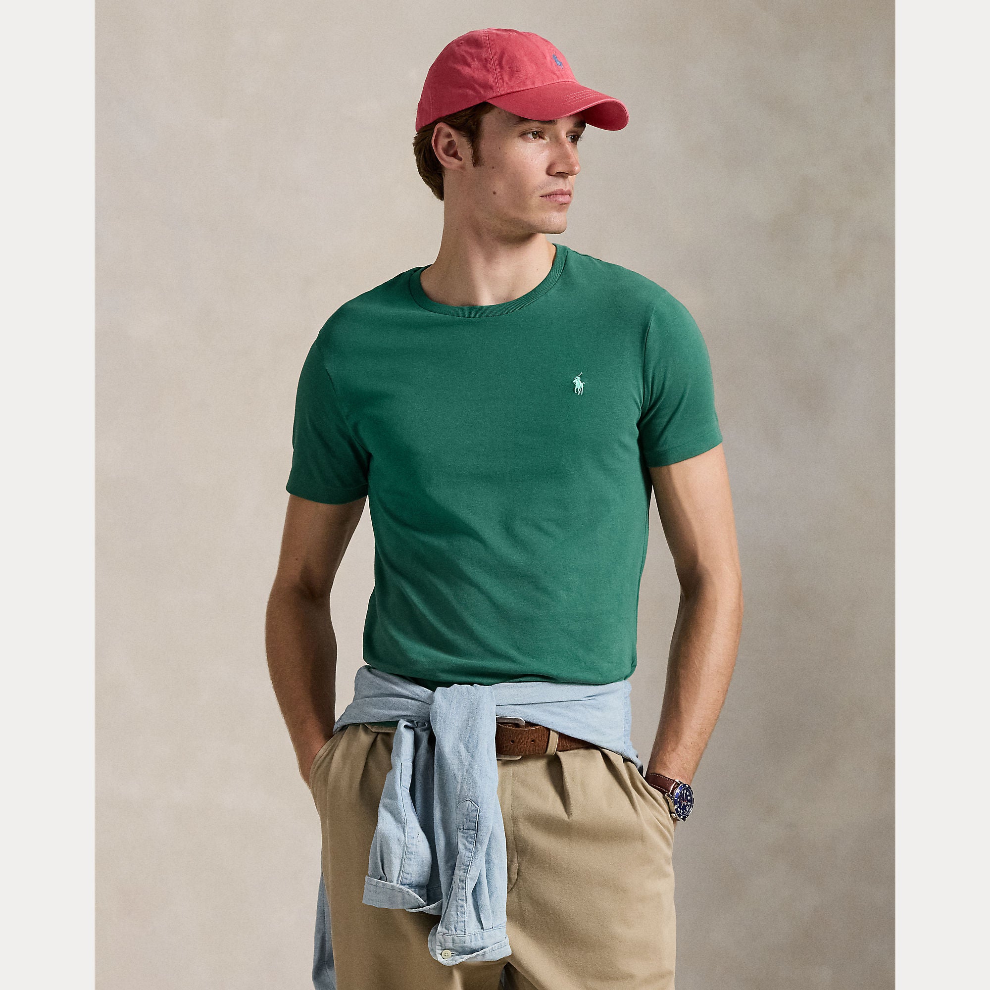 Custom Slim Fit Jersey Crewneck T-Shirt - BoUvy