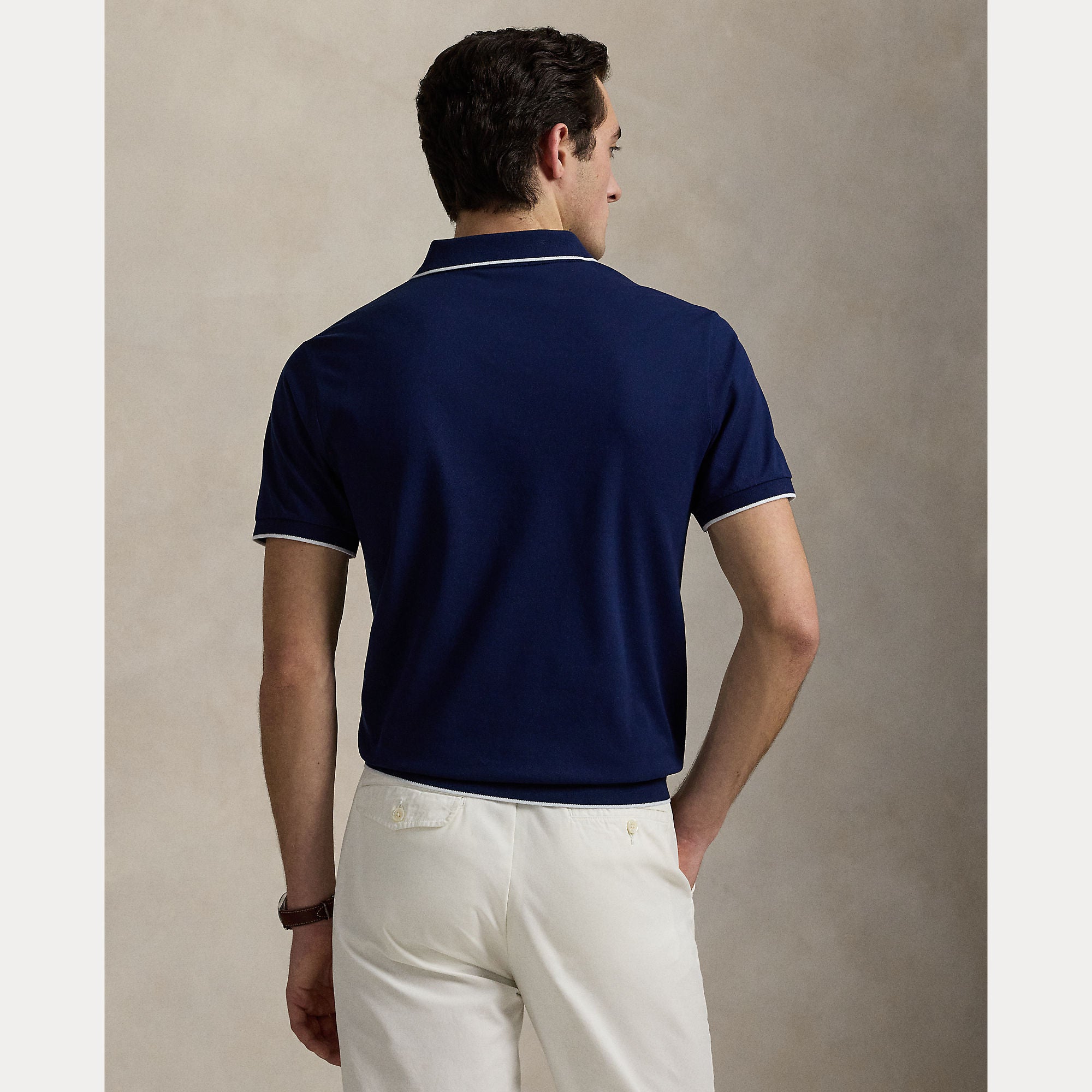 Jacquard Mesh Polo Shirt - BoUvy