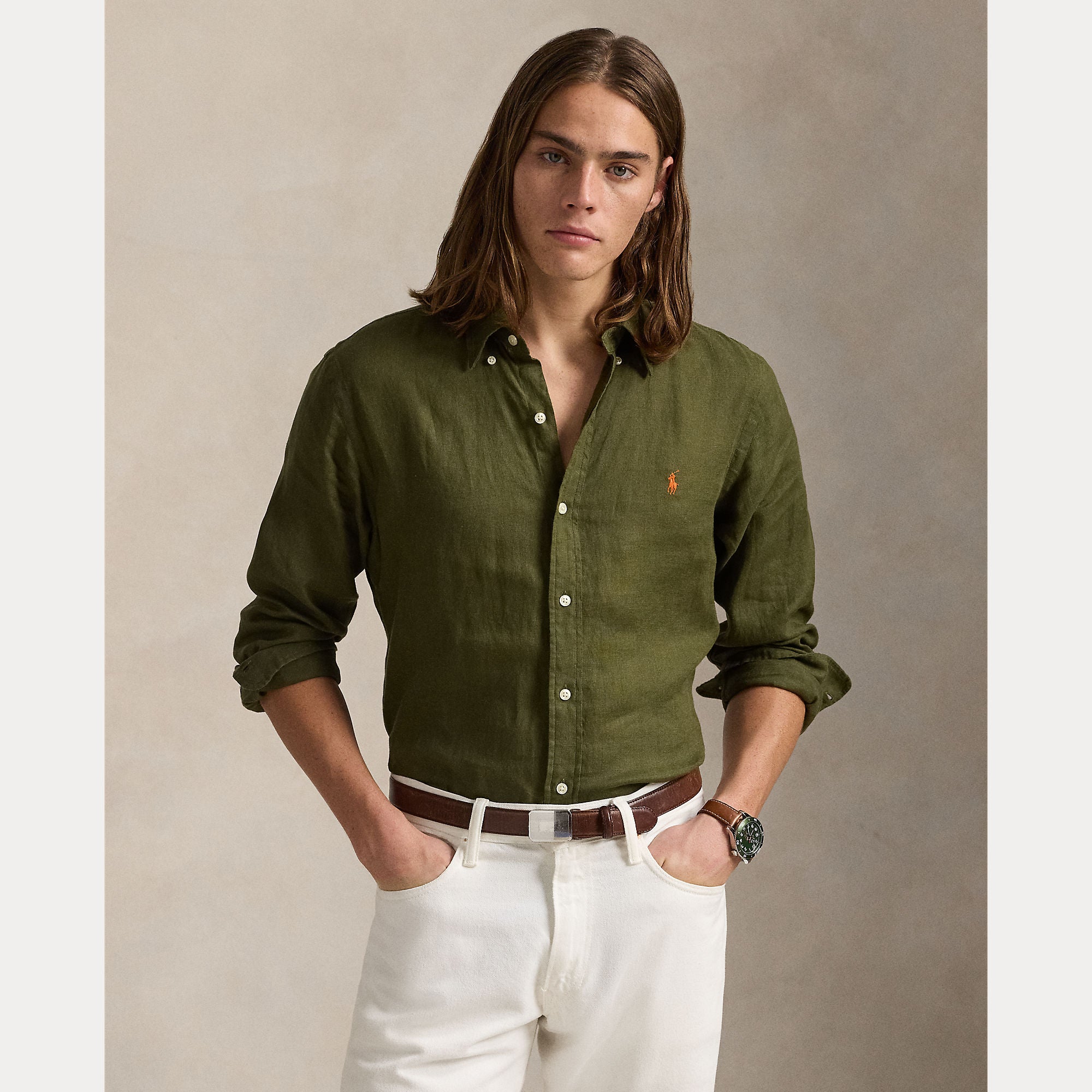 Custom Fit Linen Shirt - BoUvy