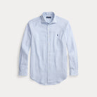 Custom Fit Herringbone Linen-Blend Shirt - BoUvy