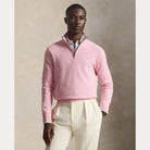 Mesh-Knit Cotton Quarter-Zip Sweater - BoUvy