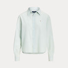 Cropped Boxy Chambray Shirt - BoUvy
