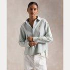 Cropped Boxy Chambray Shirt - BoUvy