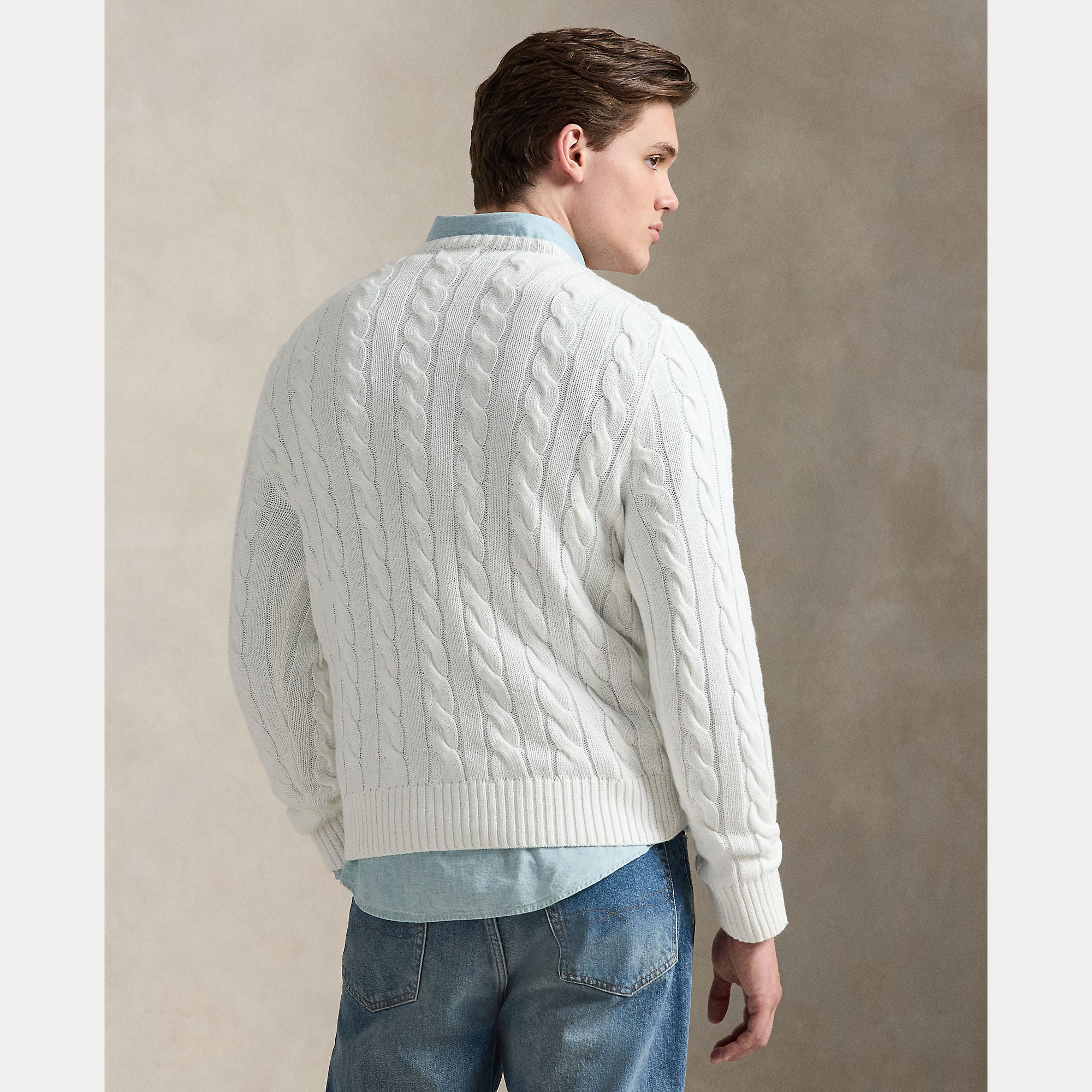 Cable-Knit Cotton Sweater - BoUvy