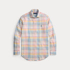 Custom Fit Plaid Linen-Blend Shirt - BoUvy