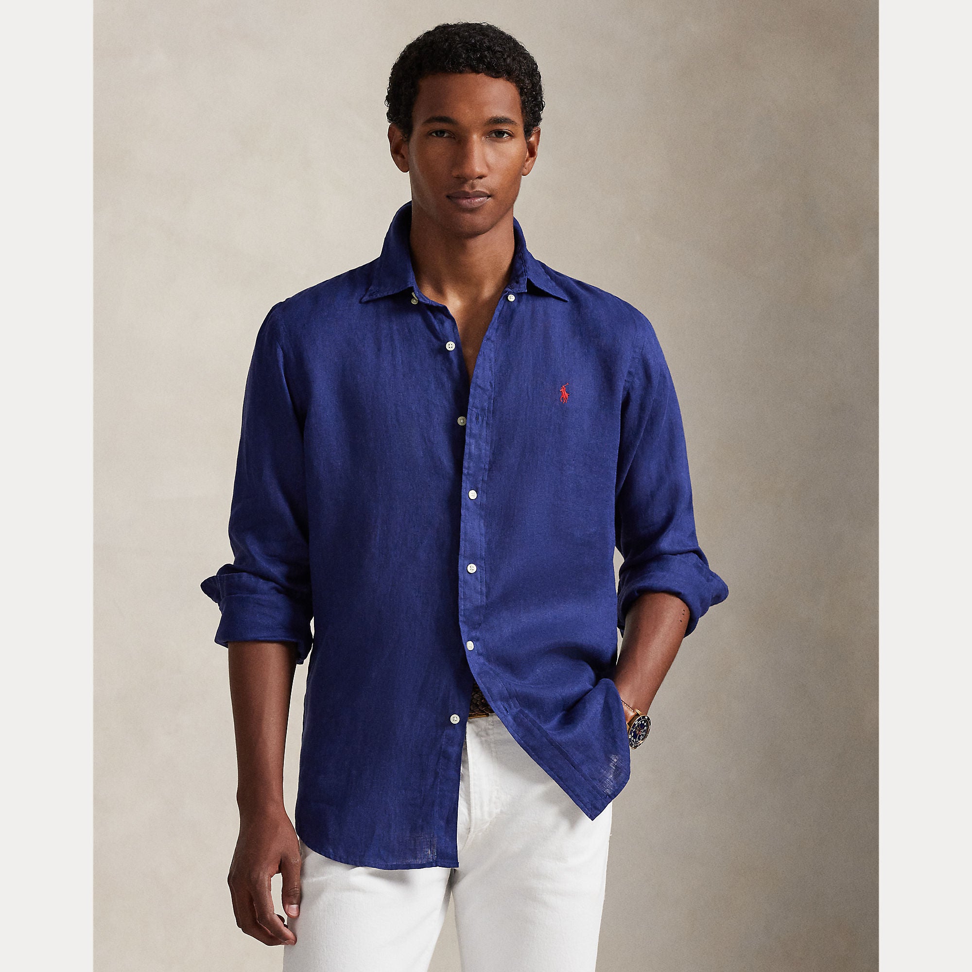 Custom Fit Linen Shirt - BoUvy