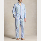 Monogram-Print Cotton Pajama Set - BoUvy