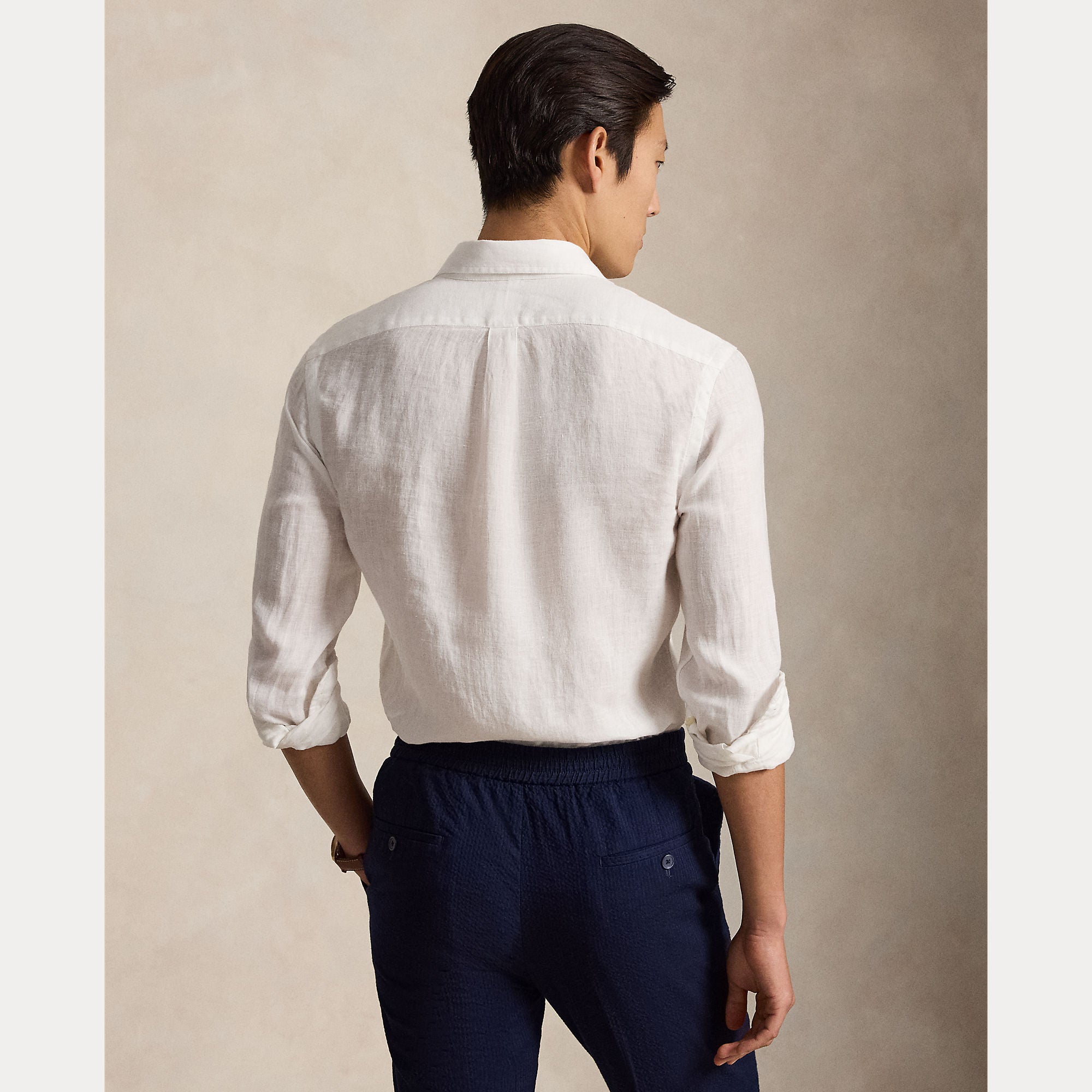 Slim Fit Linen Shirt - BoUvy