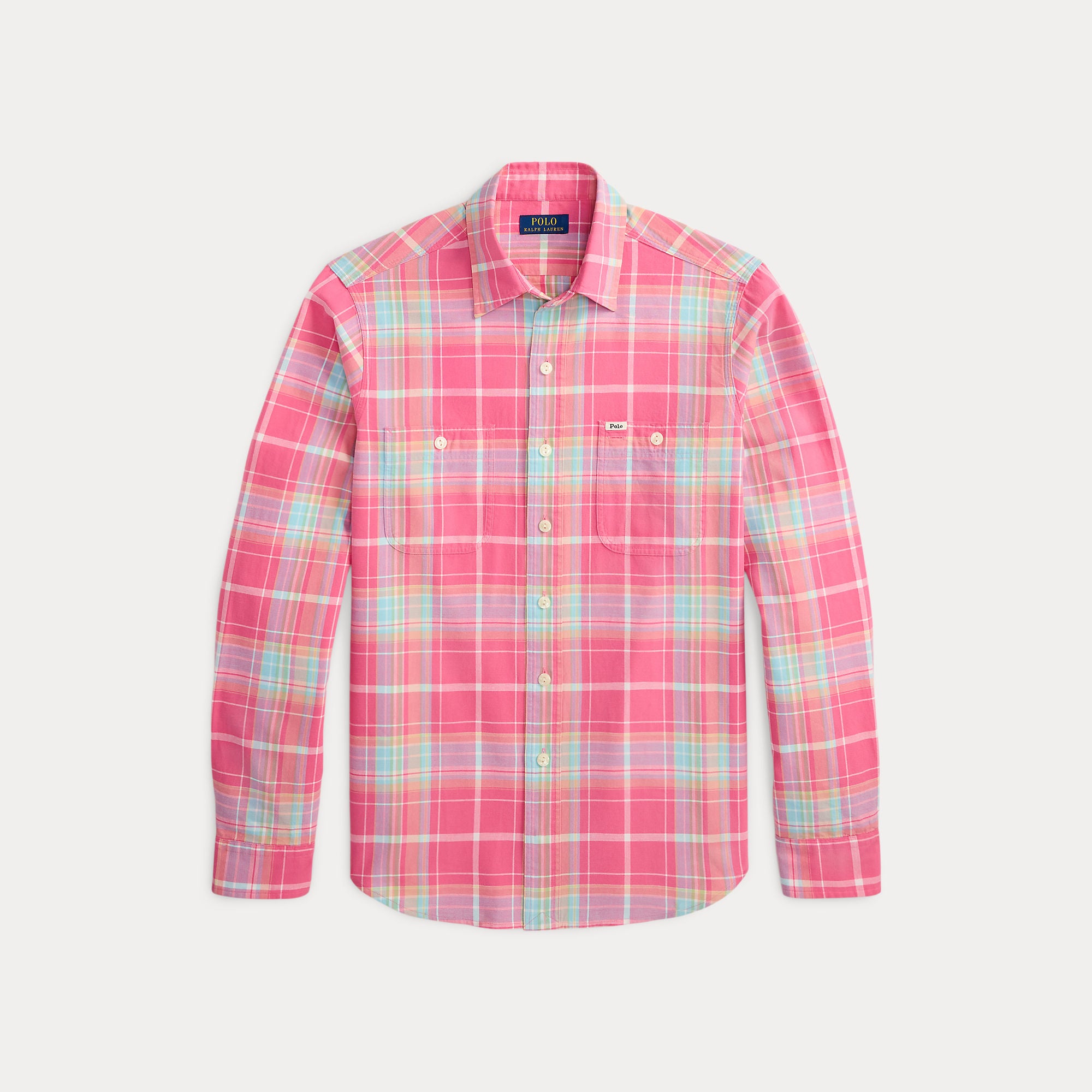 Classic Fit Plaid Chino Workshirt - BoUvy