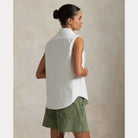 Cotton Oxford Sleeveless Shirt - BoUvy