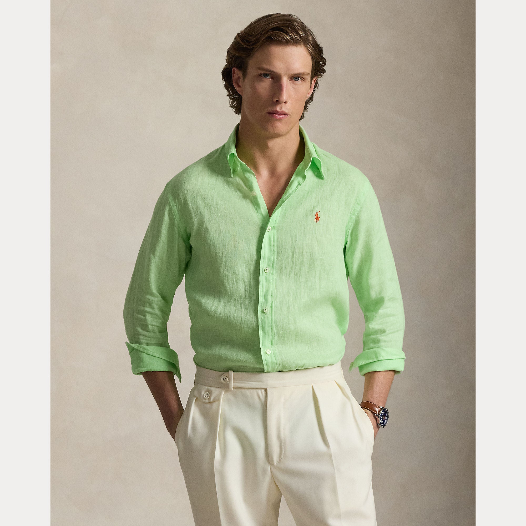 Custom Fit Linen Shirt - BoUvy