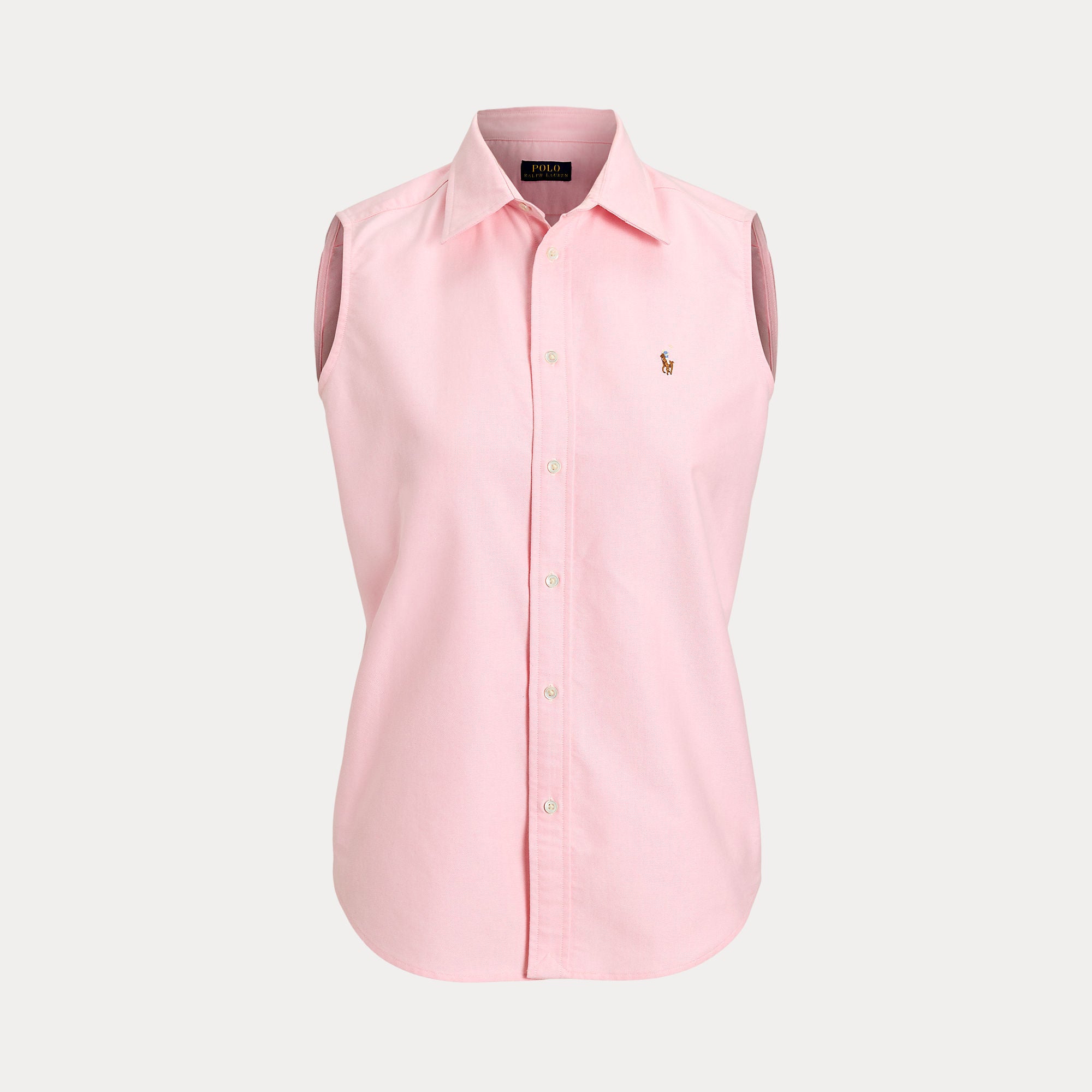 Cotton Oxford Sleeveless Shirt - BoUvy