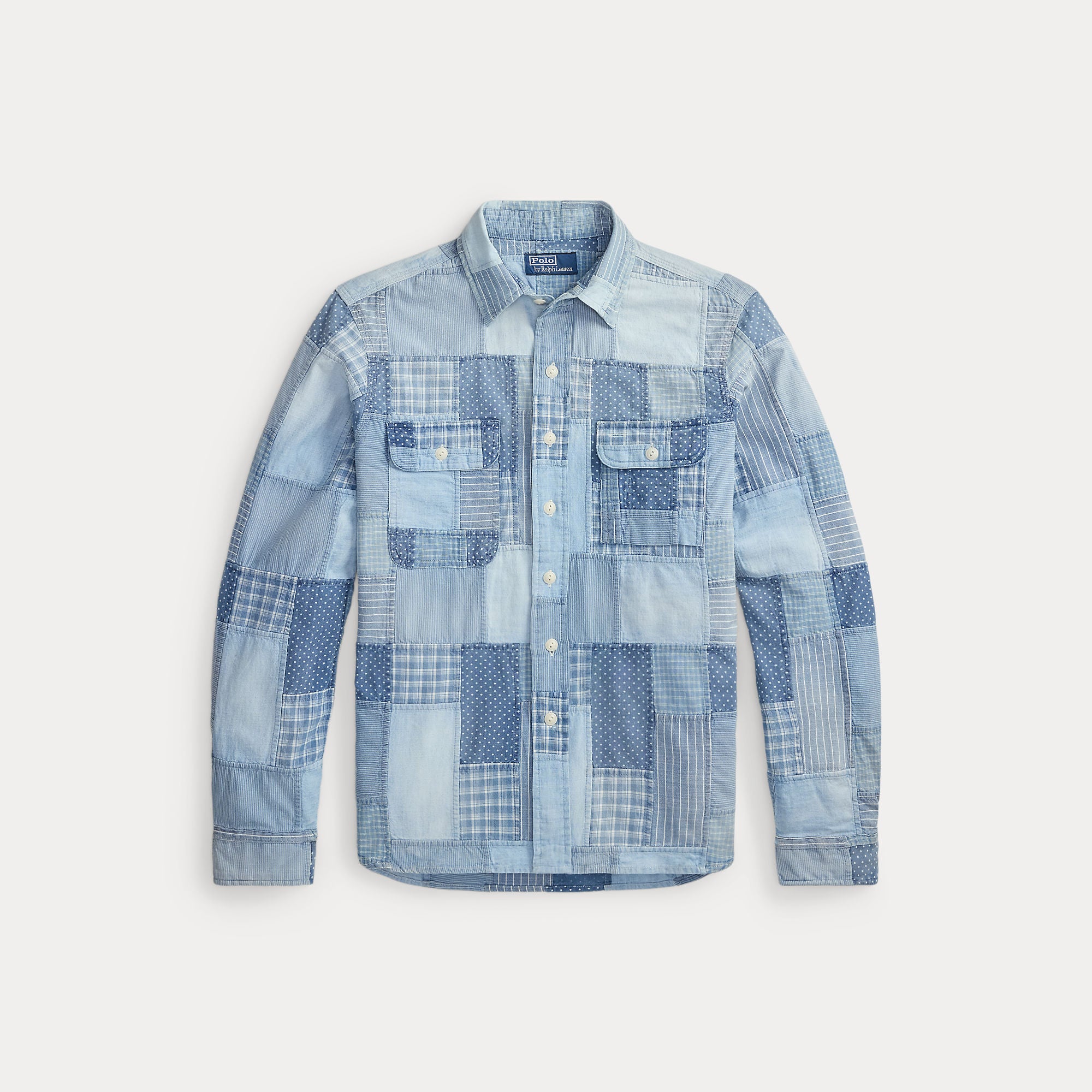 Classic Fit Patchwork Workshirt - BoUvy