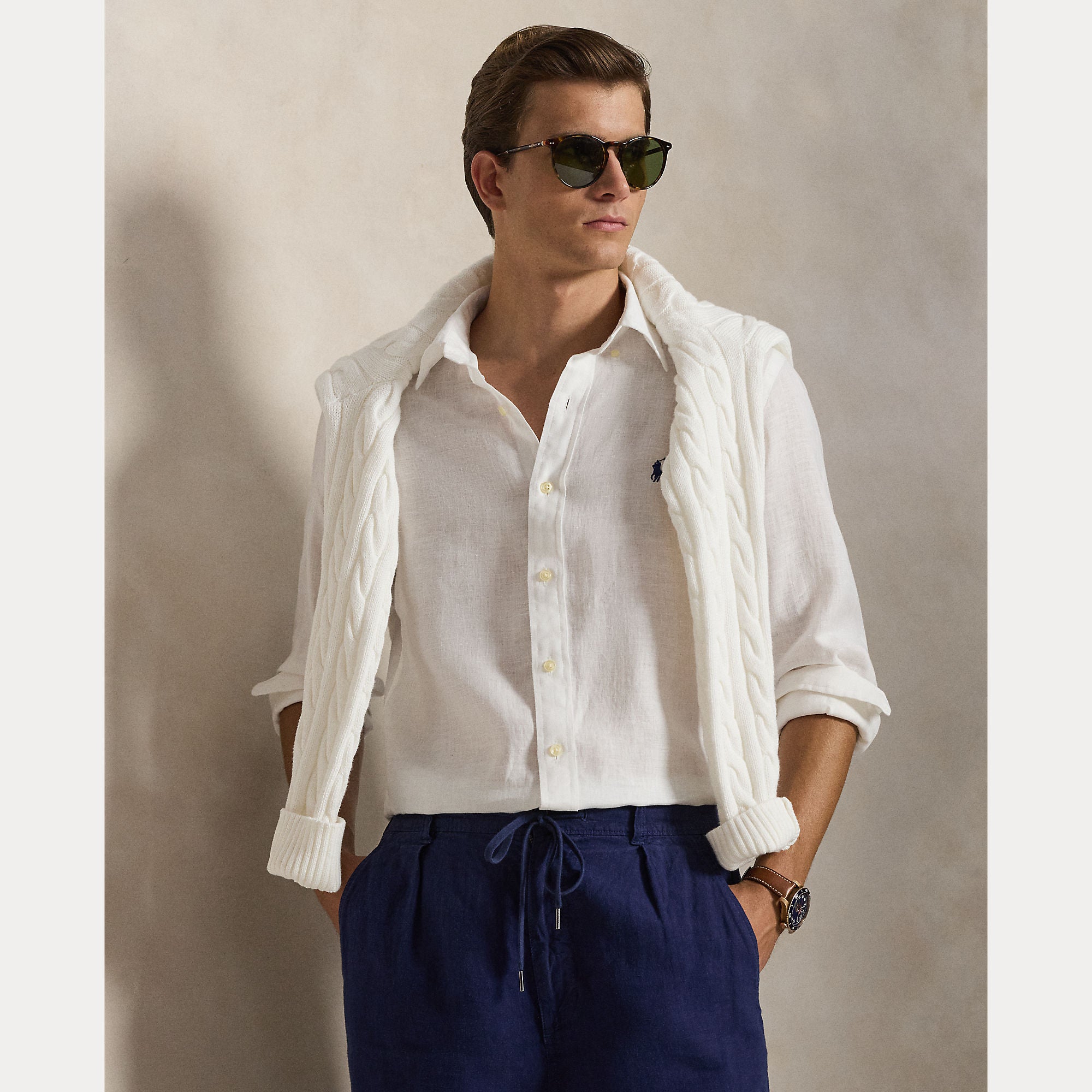 Custom Fit Linen Shirt - BoUvy