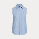 Cotton Oxford Sleeveless Shirt - BoUvy