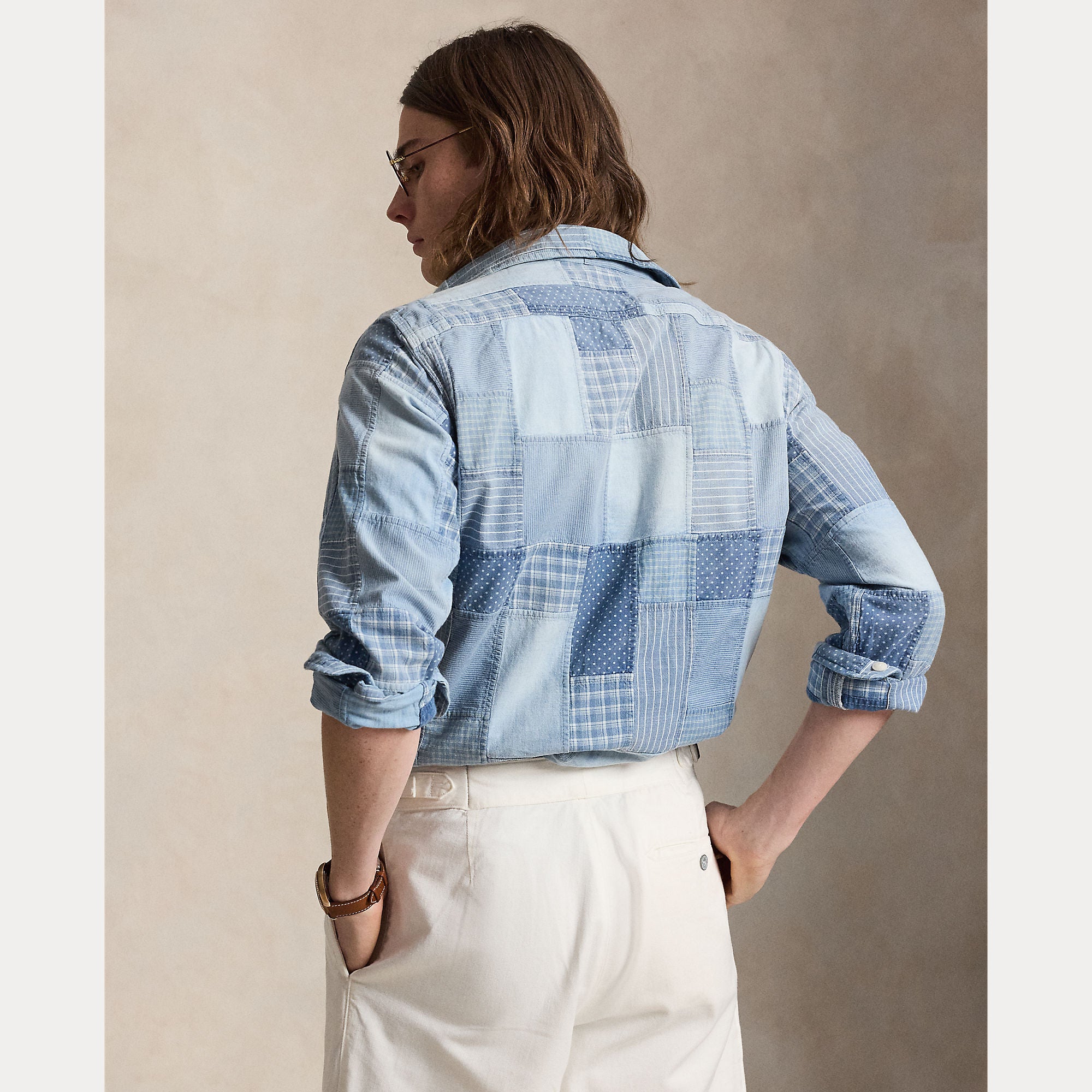 Classic Fit Patchwork Workshirt - BoUvy