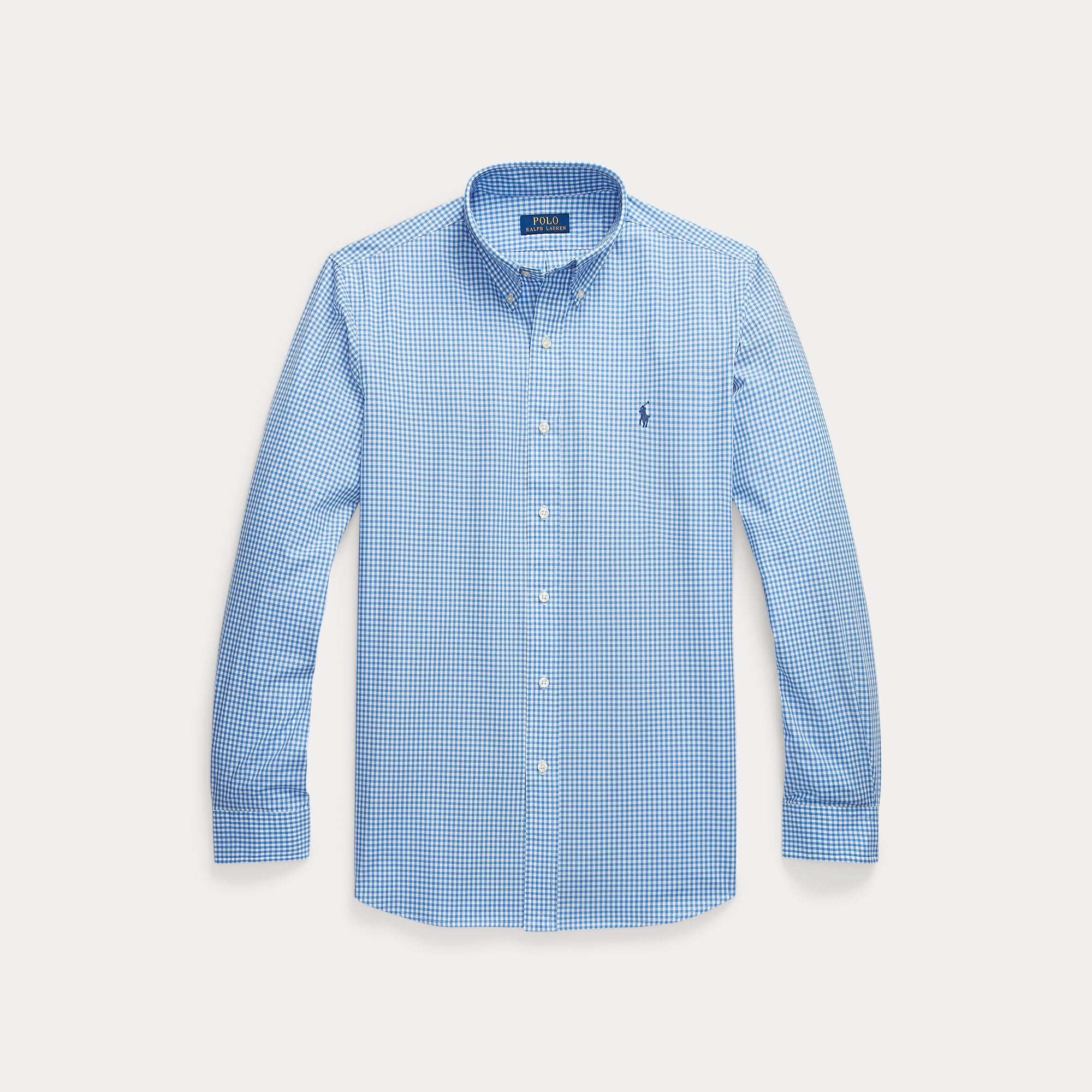 Custom Fit Stretch Checked Poplin Shirt - BoUvy