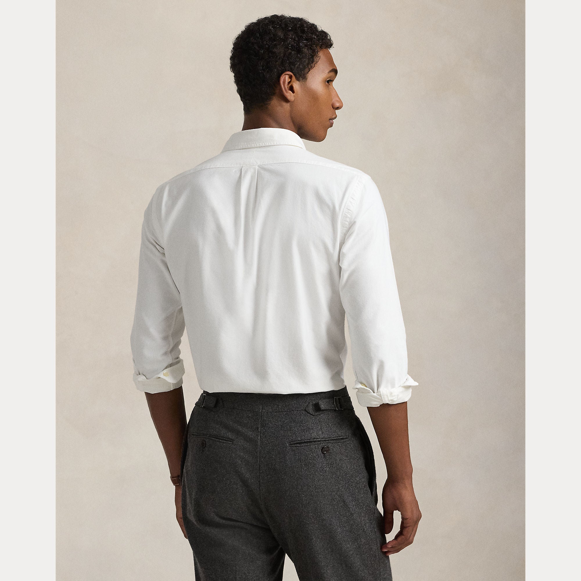 Slim Fit Garment-Dyed Oxford Shirt - BoUvy