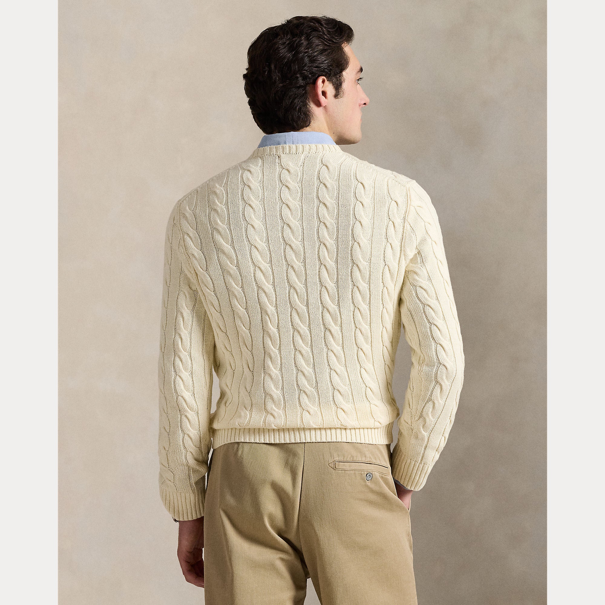 Cable-Knit Cotton Sweater - BoUvy