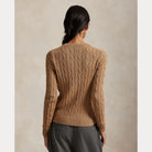 Cable-Knit Cotton Crewneck Sweater - BoUvy