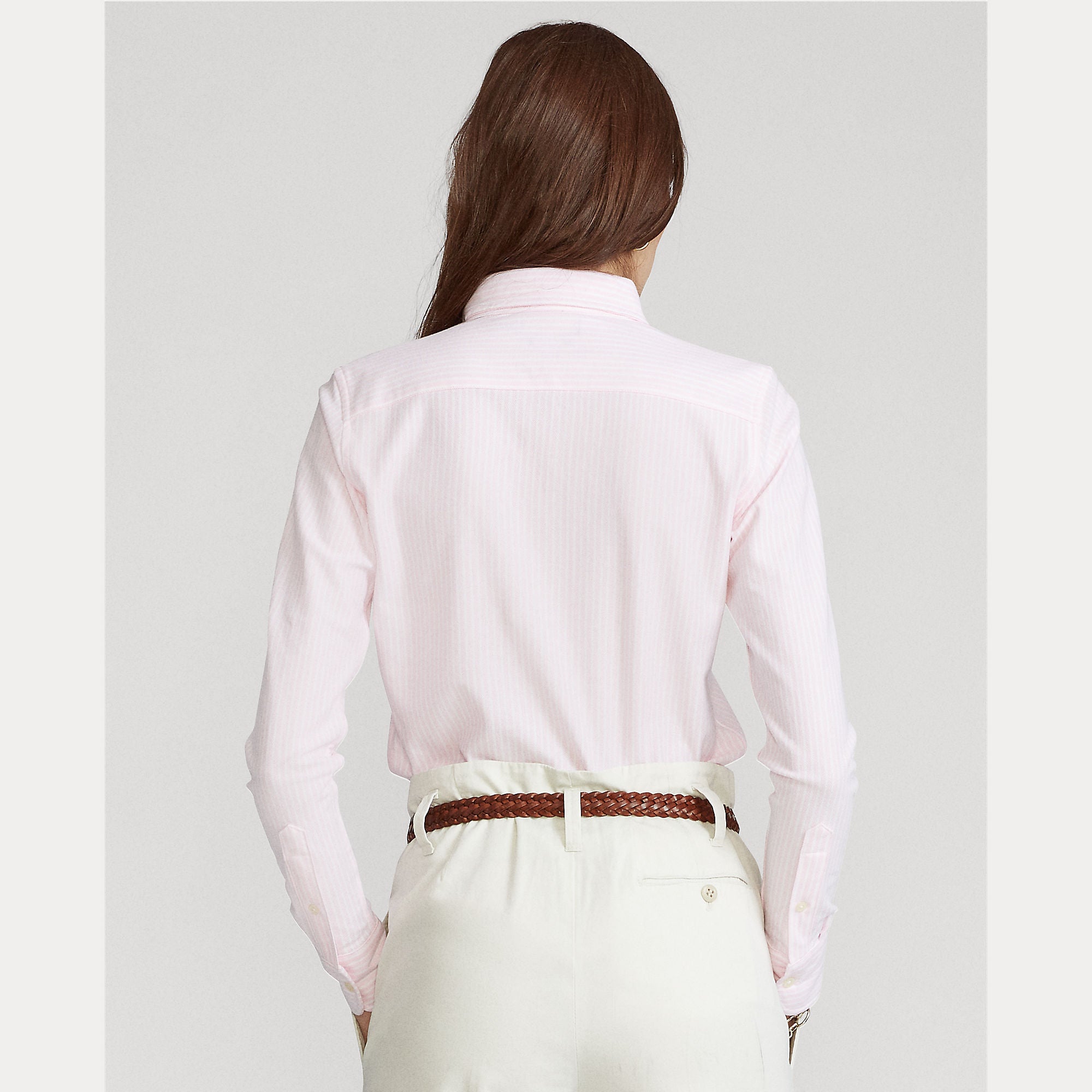 Striped Knit Oxford Shirt - BoUvy