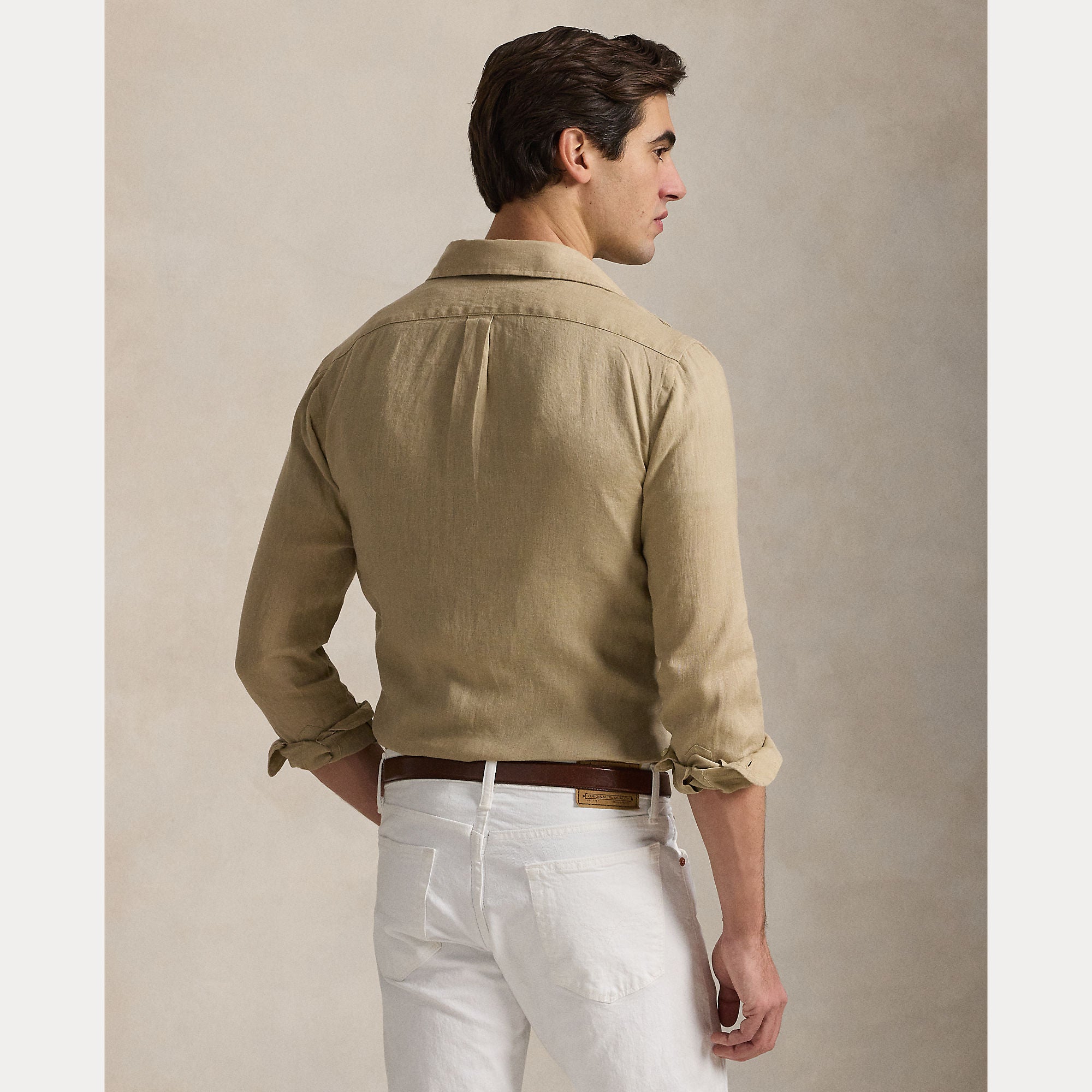 CUSTOM FIT LINEN SHIRT - BoUvy