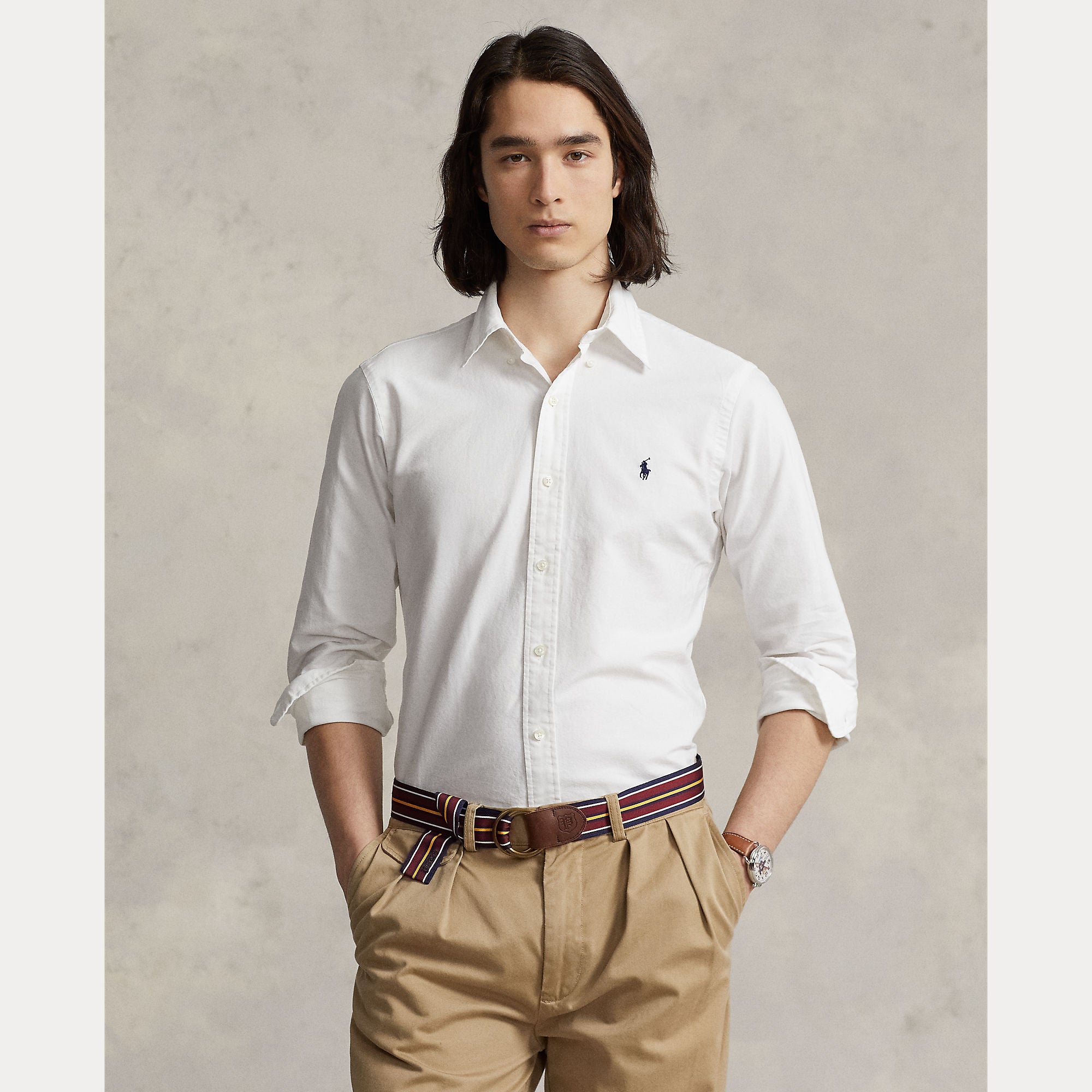 Custom Fit Garment-Dyed Oxford Shirt - BoUvy