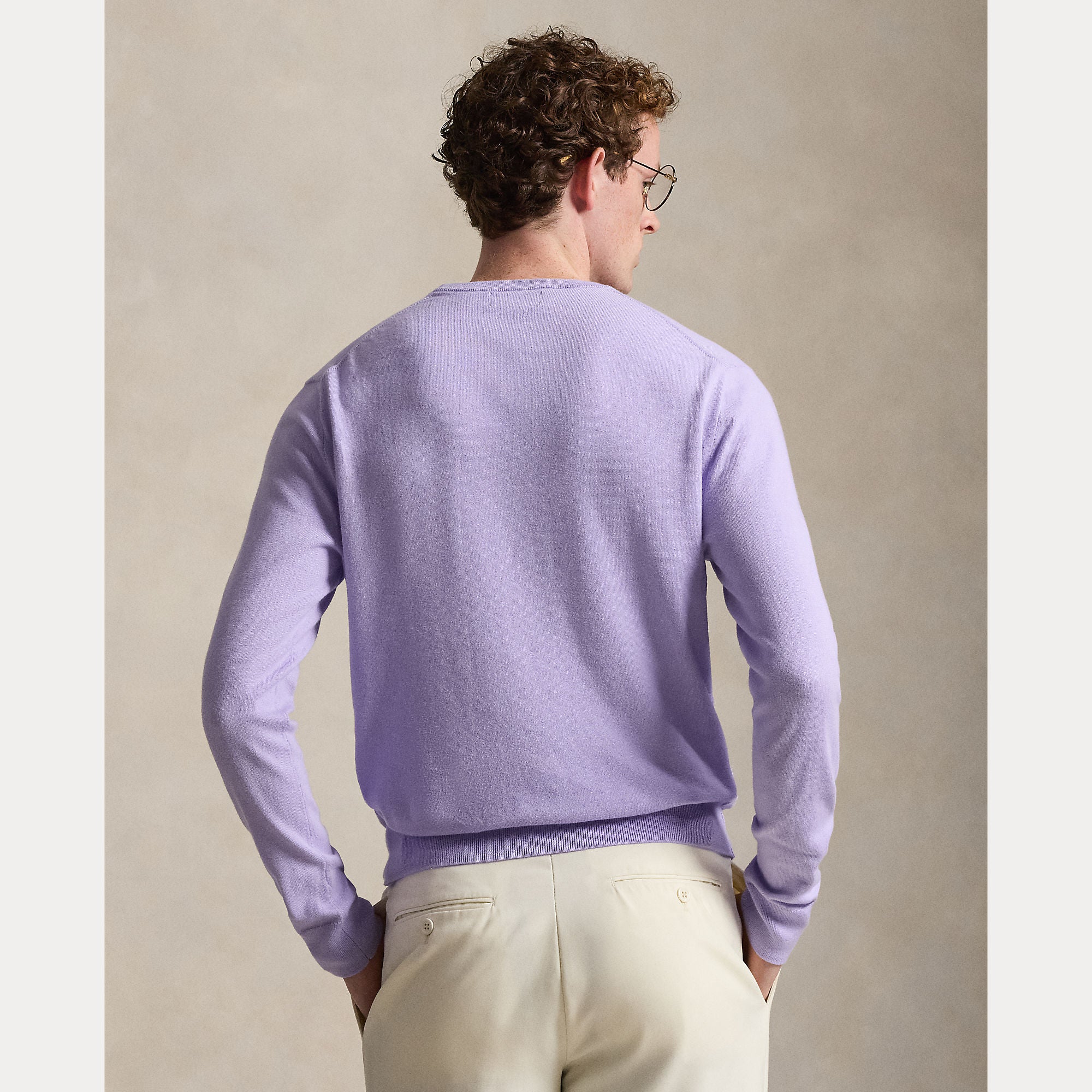 Slim Fit Textured Cotton Sweater - BoUvy