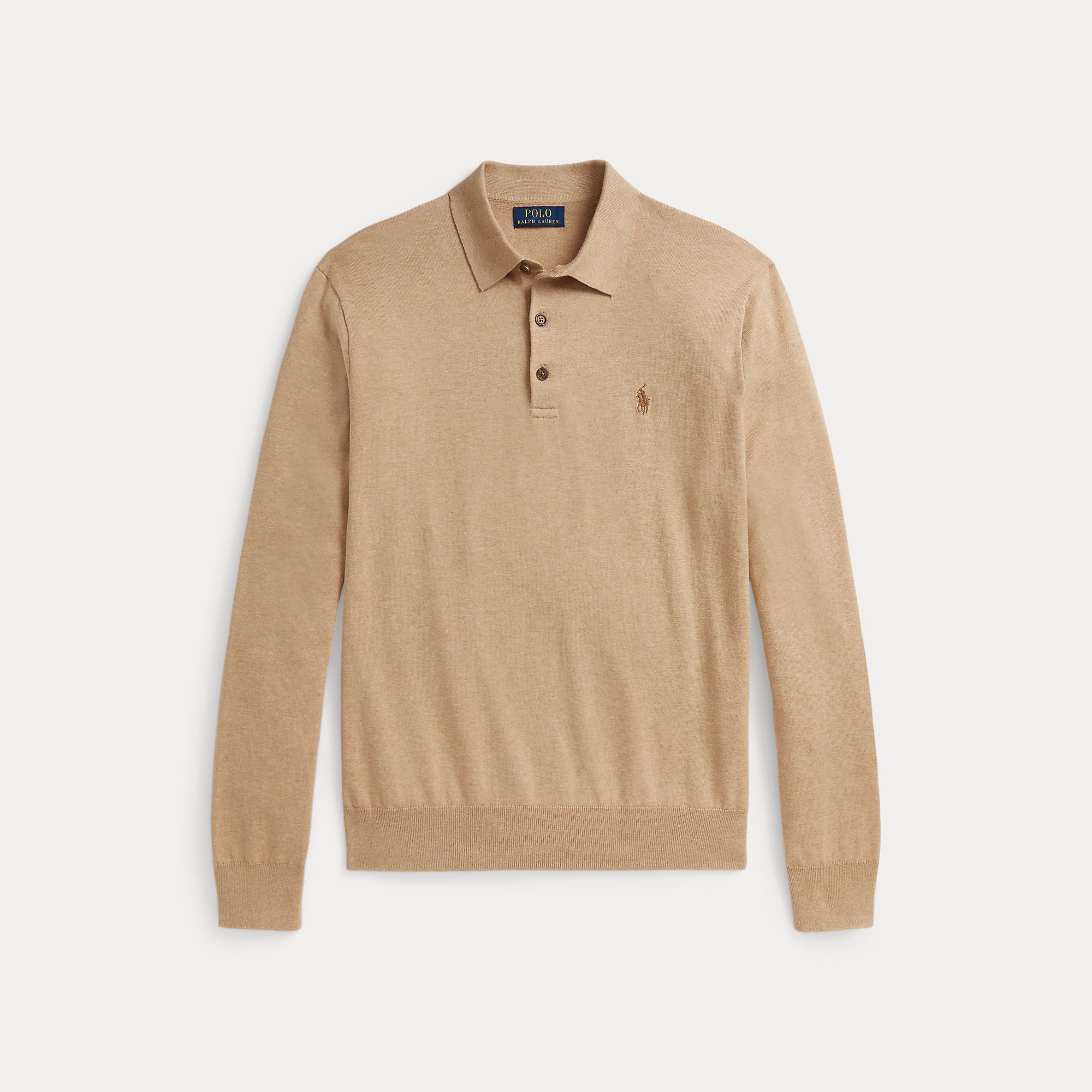 Cotton Polo-Collar Sweater - BoUvy