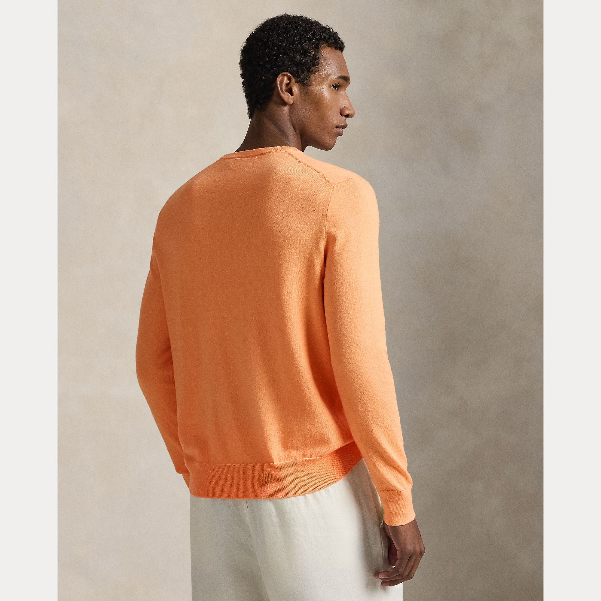 Slim Fit Textured Cotton Sweater - BoUvy