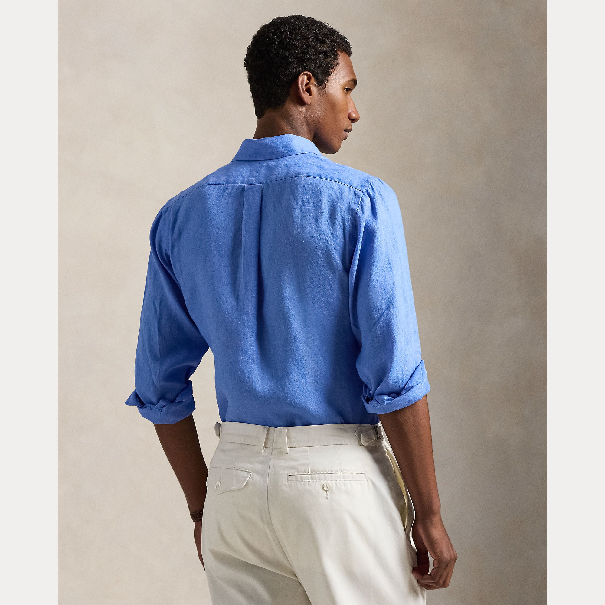 CUSTOM FIT LINEN SHIRT - BoUvy