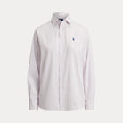 Relaxed Fit Striped Cotton Shirt - BoUvy