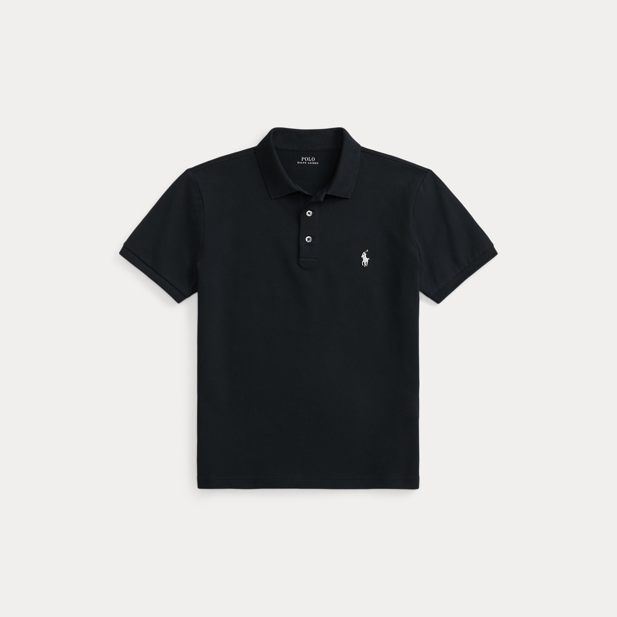 Custom Slim Fit Stretch Mesh Polo Shirt - BoUvy